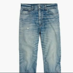 Madewell Rivet & Thread High Rise Slim Boyjeans